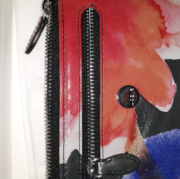 LODIS 💙 Colorful Leather Clutch Purse - Picture 4 of 5